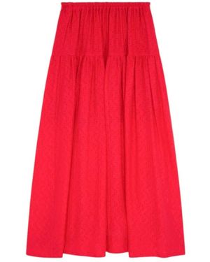 Roseanna Midi Skirts - Rosso