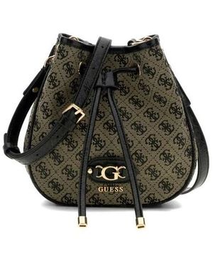 Guess Samantha Mini Drwstrng Bucket - Schwarz