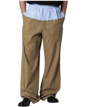 Dries Van Noten Wide Trousers - Green