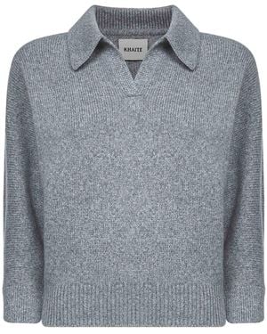 KHAITE Cashmere Knitwear - Grijs