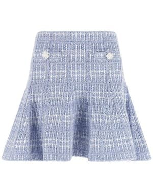 Self-Portrait Short Skirts - Azul
