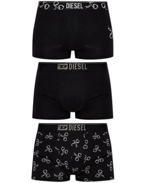 DIESEL Ondergoed ,Zwart ,Katoen Damien Gft 3-Pack