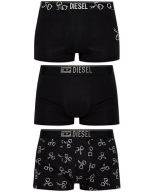 DIESEL Ondergoed ,Zwart ,Katoen Damien Gft 3-Pack