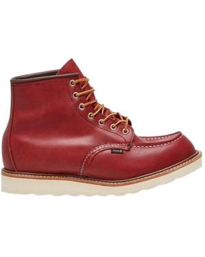 Red Wing Lace-Up Boots - Rood