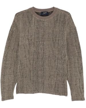 The Seafarer Round-Neck Knitwear - Gris