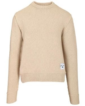 Arte' Round-Neck Knitwear - Neutre