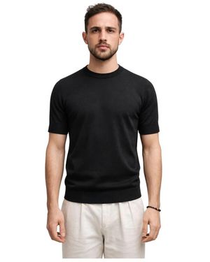 Gran Sasso Round-Neck Knitwear - Black