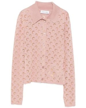 Marine Serre Cardigans - Rosa