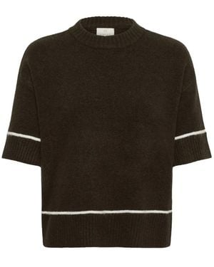 Kaffe Round-Neck Knitwear - Negro