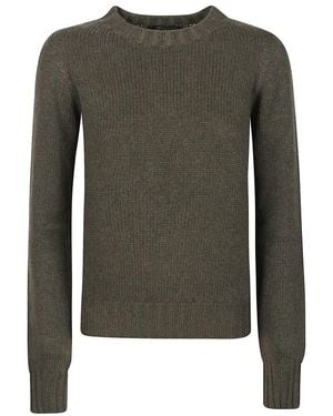 Aragona D3231Tf Trui Met Lange Mouwen En Ronde Hals - Groen