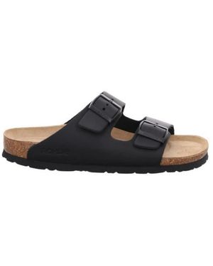 Rohde Schoenen ,Zwart ,Leer Grado Sandal
