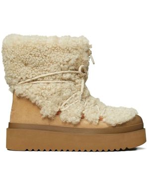 Tory Burch Winter Boots - Natural