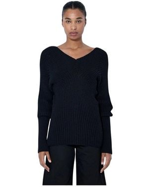 Lemaire V-Neck Knitwear - Noir