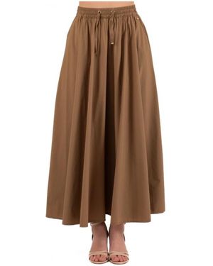 Herno Skirts > maxi skirts - Marron