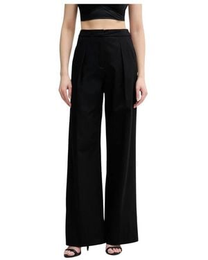 KARL LAGERFELD Wide Trousers - Negro