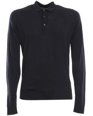 John Smedley Round-Neck Knitwear - Azul
