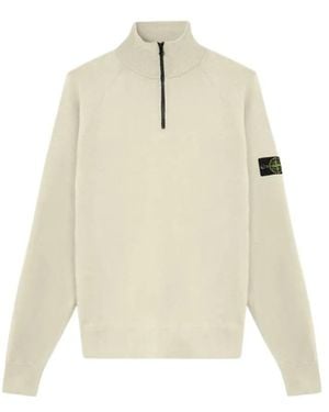 Stone Island Turtlenecks - White