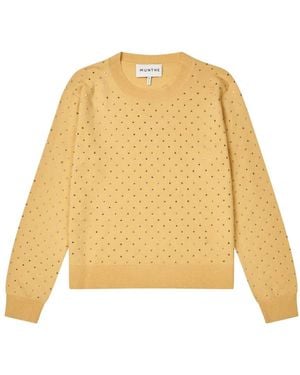 Munthe Round-Neck Knitwear - Yellow