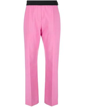 MSGM Broeken ,Roze ,Leren Broek