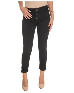 Liu Jo High-Waist Slim-Fit Denim Jeans - Schwarz