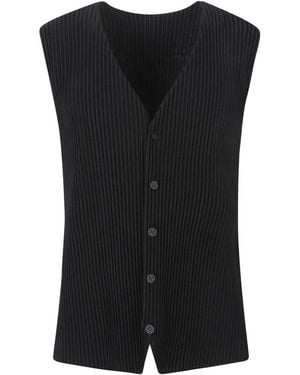 Issey Miyake Vests - Black