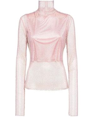 Sportmax Tops ,Roze ,Polyester Senior Midi Rok