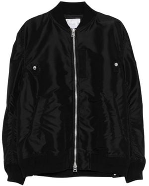 Sacai Bomber Jackets - Negro