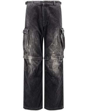 Balenciaga Wide Jeans - Gray