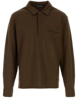 Tom Ford Polo Shirts - Green
