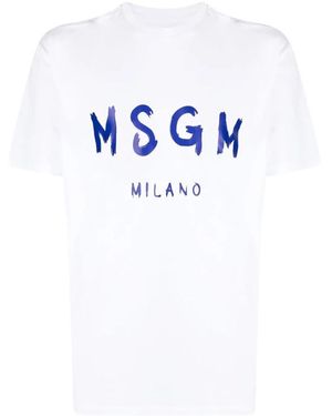MSGM T-Shirts - White