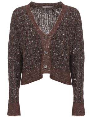 D.exterior Cardigans - Marron