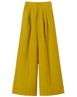 Twinset Wide Trousers - Yellow