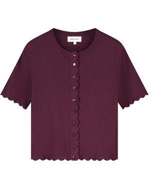 FABIENNE CHAPOT Scarlett Short Sleeve Cardigan - Paars