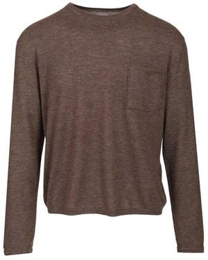 Acne Studios Cashmere Trui Met Ronde Hals - Bruin