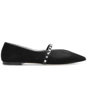 McQueen Ballerina's Met Glinsterende Kristallen - Zwart