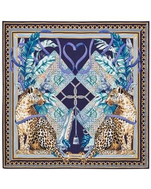 Ferragamo Silk Scarves - Blue