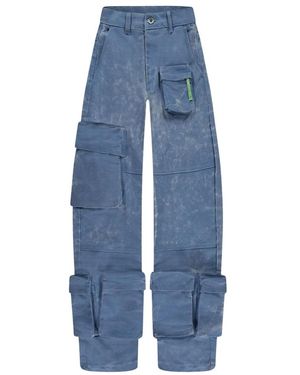 flâneur Straight Trousers - Blu
