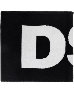 DSquared² Schal Mit Logo - Schwarz