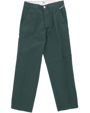 Obey Straight Trousers - Green