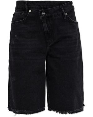 AllSaints Denim Shorts - Negro