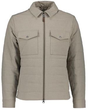 GANT Gesteppte Flanelljacke - Grau
