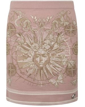 Philipp Plein Short Skirts - Brown