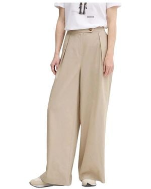 Barbour Wide Trousers - Neutro