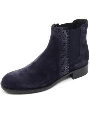 Tod's Galaxy Low Ankle Elastische Stiefel Schuh - Blau