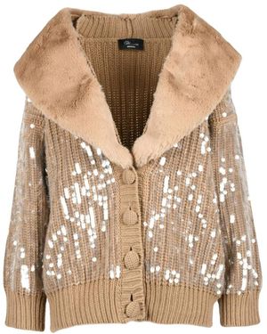 Blumarine Cardigans - Brown