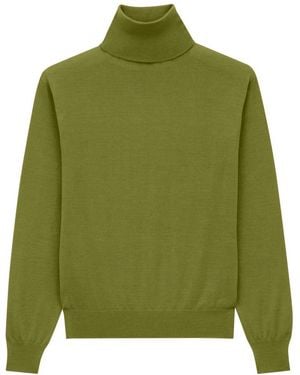 Saint Laurent Turtlenecks - Verde