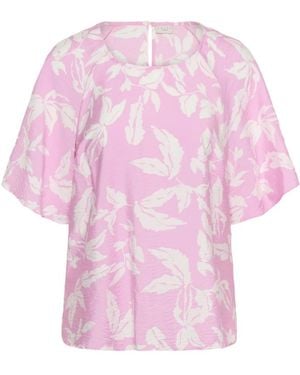 Kaffe Overhemden ,Veelkleurig ,Blouse - Roze