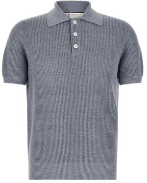 Brunello Cucinelli Polo Shirts - Grey