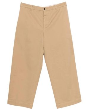 Nine:inthe:morning Straight Trousers - Natural
