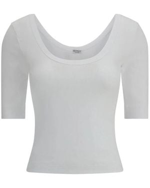 Brunello Cucinelli T-Shirts - Gray